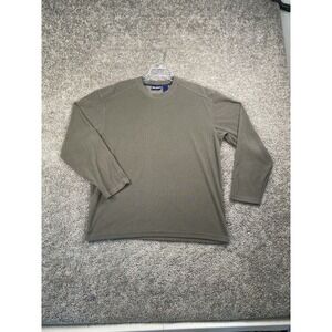 Reel Legends Sweater Adult Large Gray Lightweight Pullover Crewneck Casual Mens